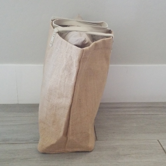 Burlap Tote Bag - Picture 4 of 8